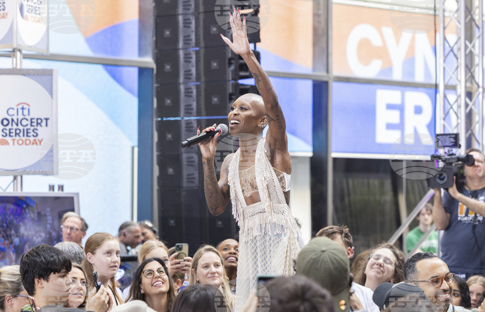 2025 Cynthia Erivo Performs on NBC's Today Show