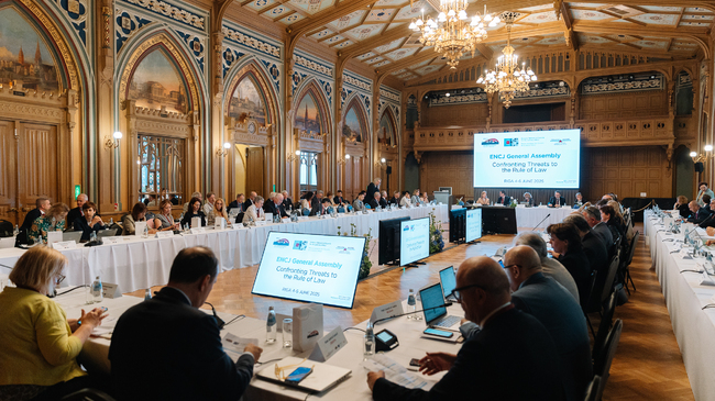 Supreme Judicial Council Wins First Prize for Positive Change at 2025 European Network of Councils for the Judiciary Awards