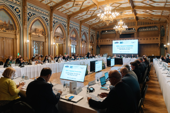 Supreme Judicial Council Wins First Prize for Positive Change at 2025 European Network of Councils for the Judiciary Awards