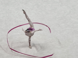 Естония - Европейско първенство по художествена гимнастика - Дара Стоянова - лента