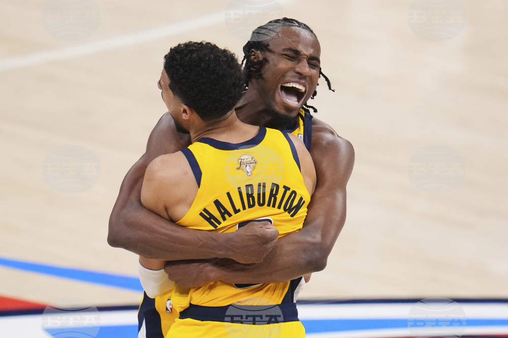 CORRECTION APTOPIX NBA Finals Pacers Thunder Basketball