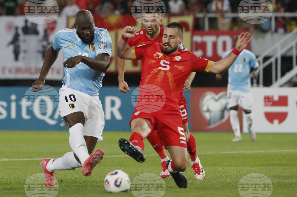 North Macedonia Belgium WCup Soccer