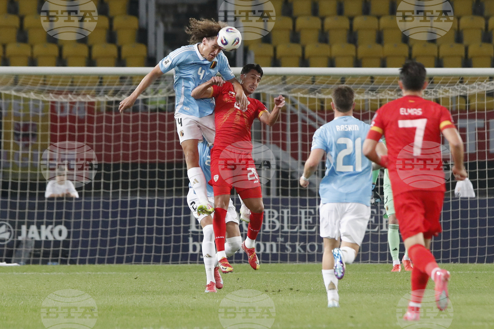 North Macedonia Belgium WCup Soccer