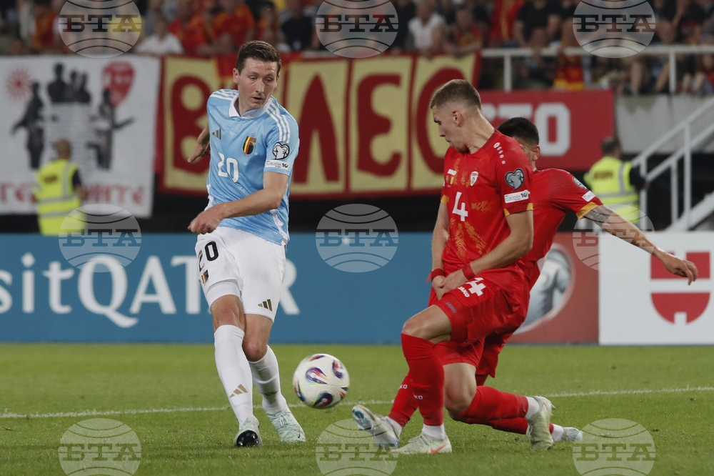 North Macedonia Belgium WCup Soccer