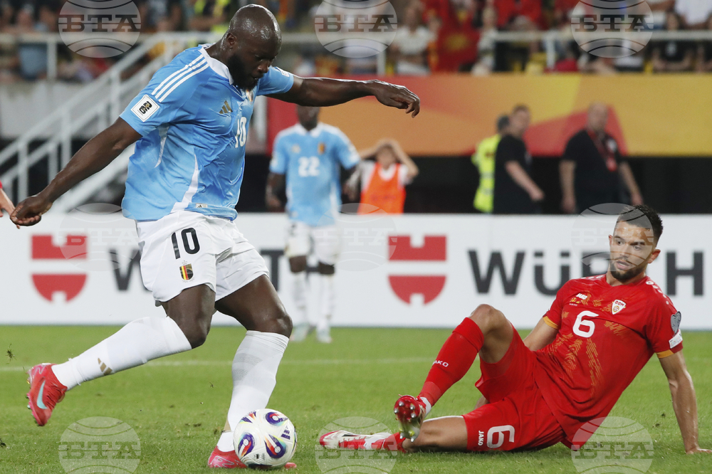 North Macedonia Belgium WCup Soccer