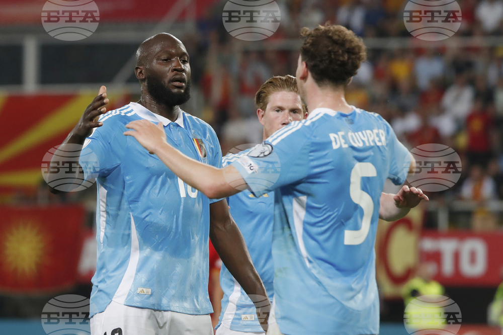 North Macedonia Belgium WCup Soccer