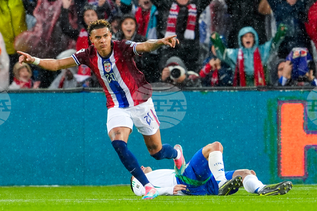 Норвегия победи Италия в квалификациите за Мондиал 2026