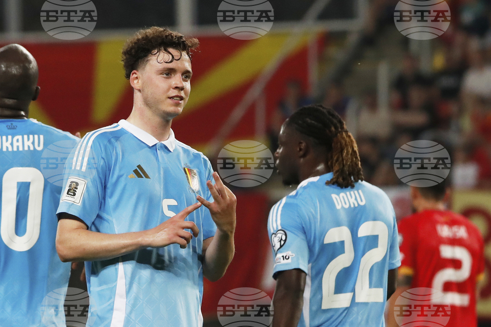 North Macedonia Belgium WCup Soccer