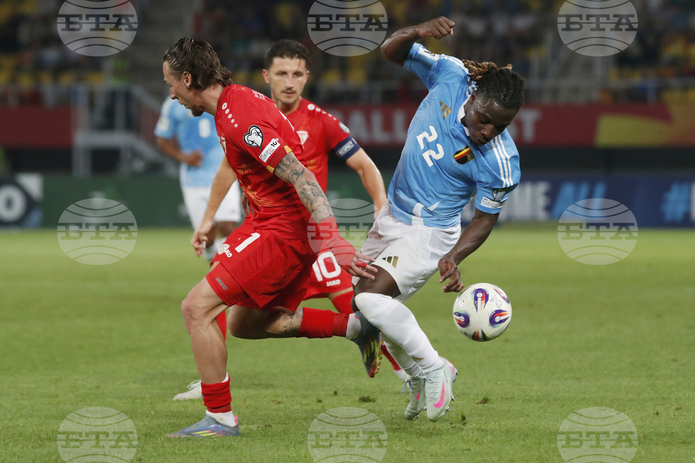 North Macedonia Belgium WCup Soccer