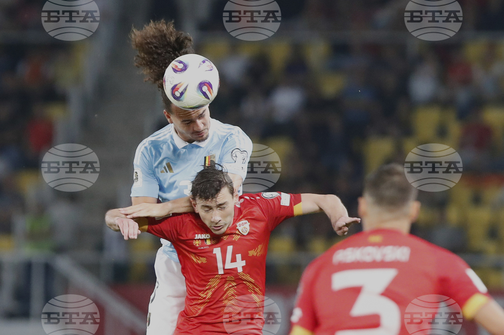 North Macedonia Belgium WCup Soccer
