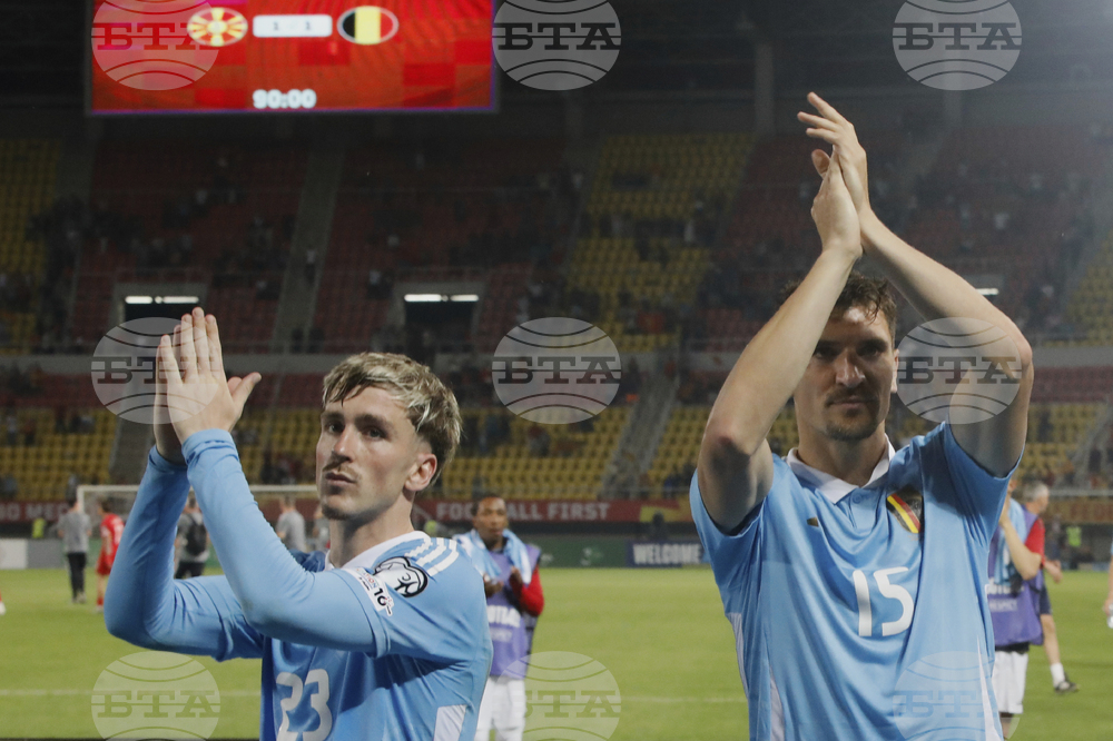North Macedonia Belgium WCup Soccer