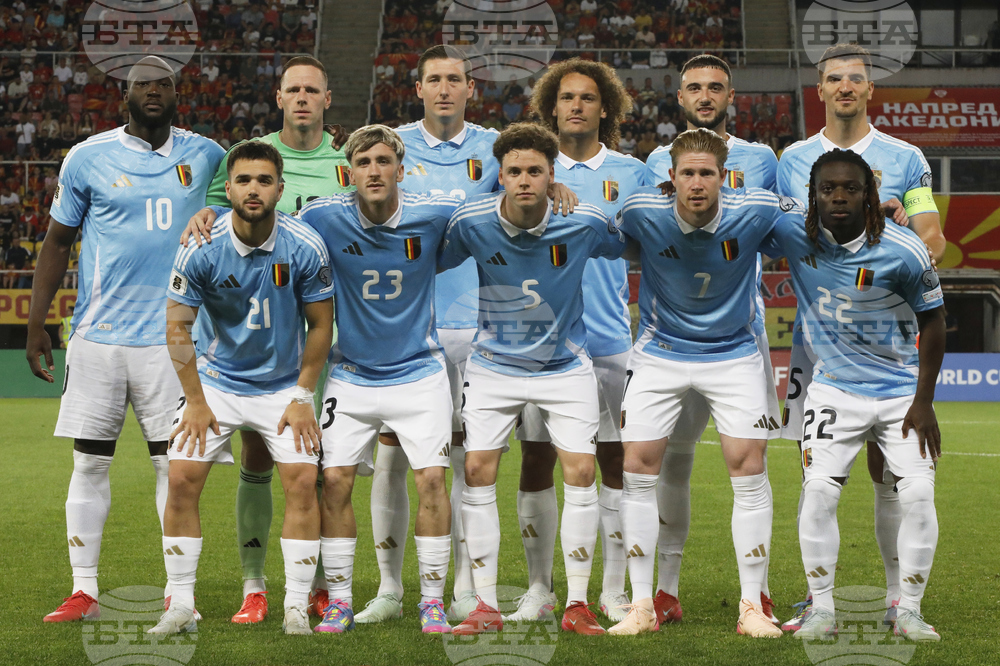 North Macedonia Belgium WCup Soccer