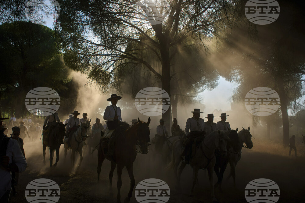 APTOPIX Spain Pilgrimage
