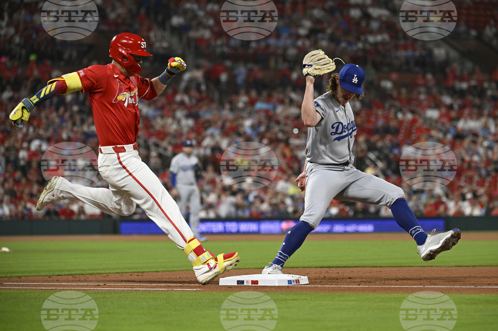 Dodgers Cardinals Baseball