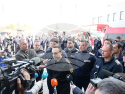 Снимка: Пресцентър МВР - Българските пожарникари и спасители се завърнаха в страната ни