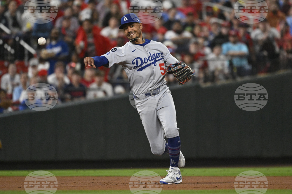 Dodgers Cardinals Baseball