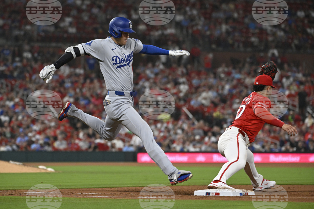 Dodgers Cardinals Baseball