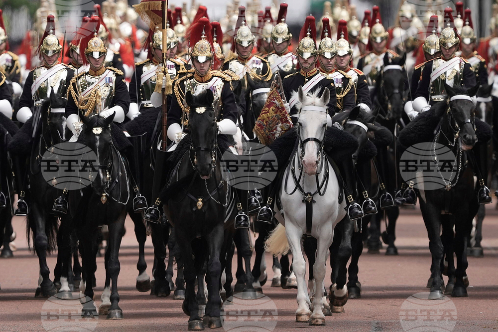 Britain Trooping The Colour