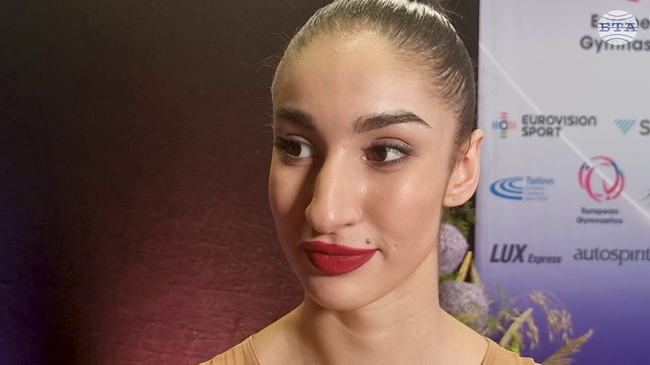 Националката по художествена гимнастика Ева Брезалиева: "Доволна съм, успях да представя композициите си по много добър начин за този етап"