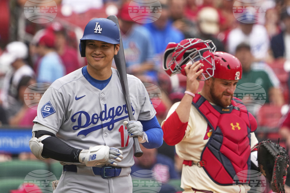 Dodgers Cardinals Baseball