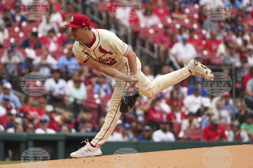 Dodgers Cardinals Baseball