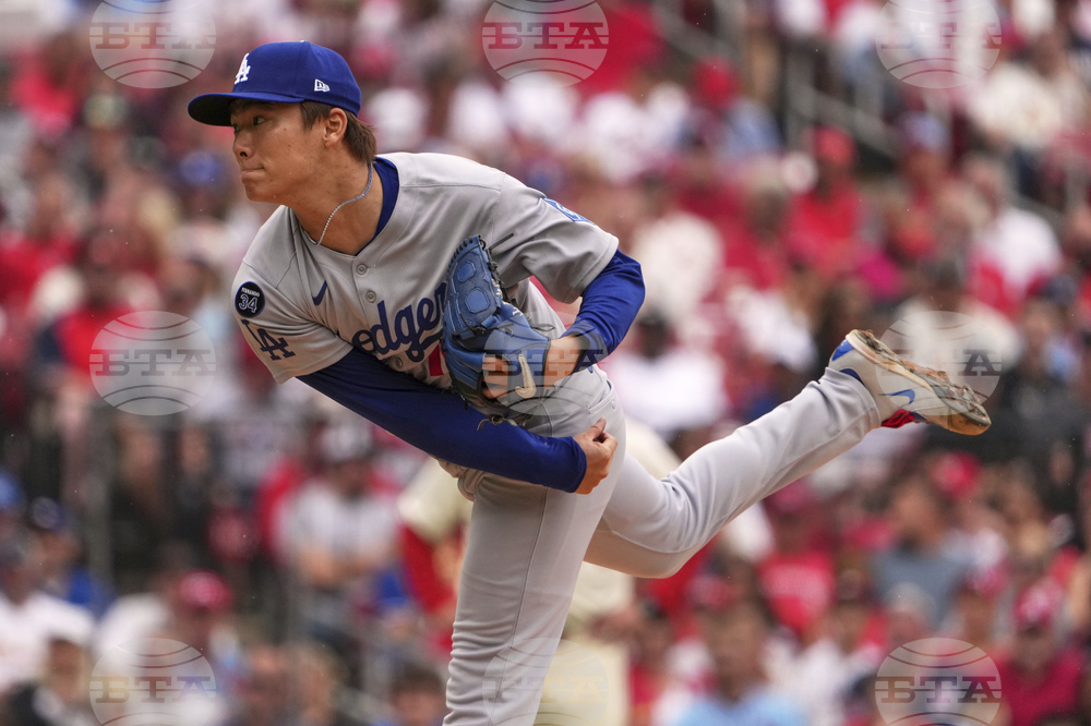 Dodgers Cardinals Baseball
