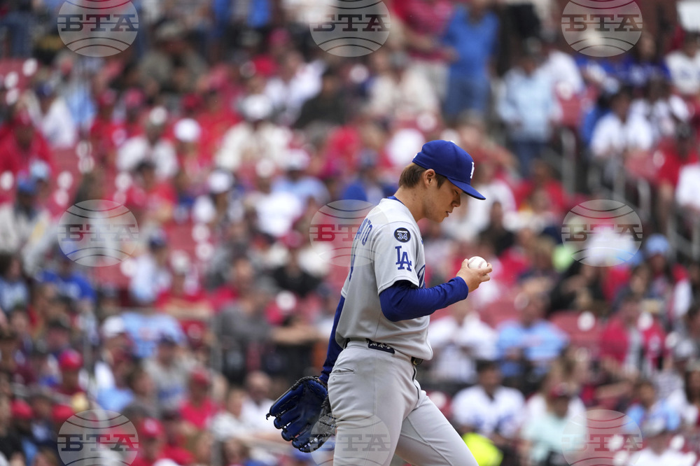 Dodgers Cardinals Baseball
