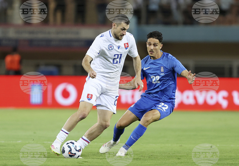 Greece Slovakia Soccer