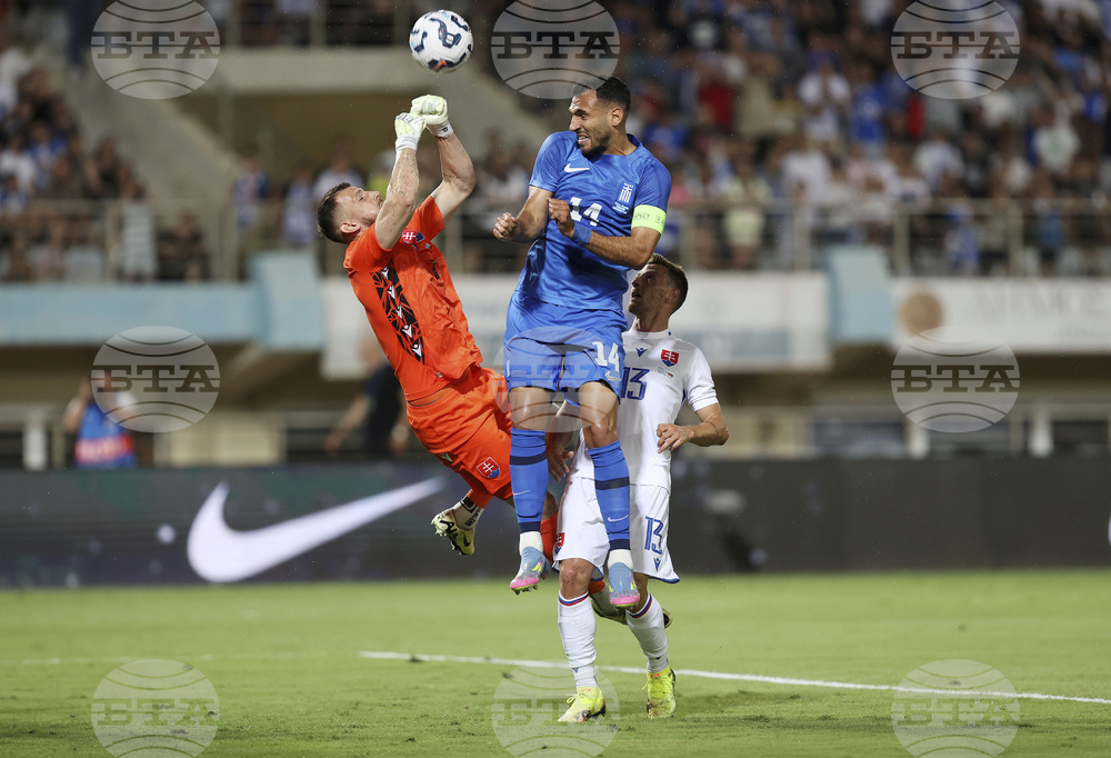 Greece Slovakia Soccer