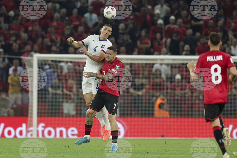 Albania Serbia WCup Soccer