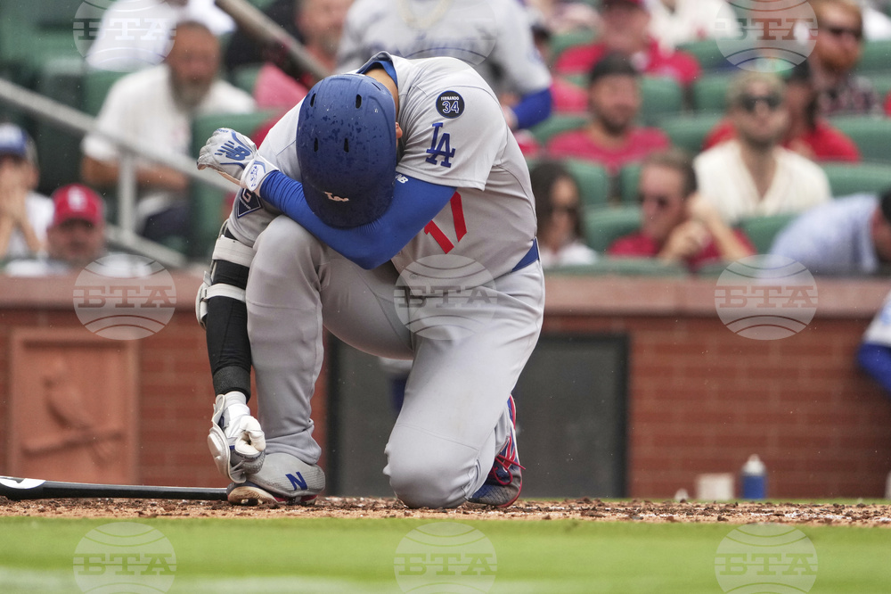 Dodgers Cardinals Baseball
