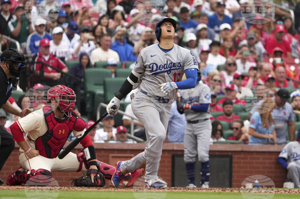 APTOPIX Dodgers Cardinals Baseball