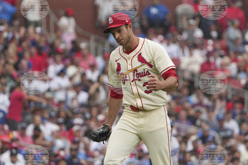 Dodgers Cardinals Baseball