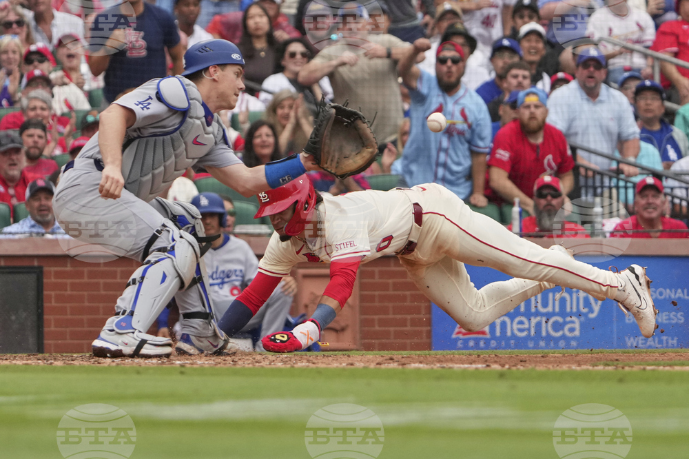 Dodgers Cardinals Baseball