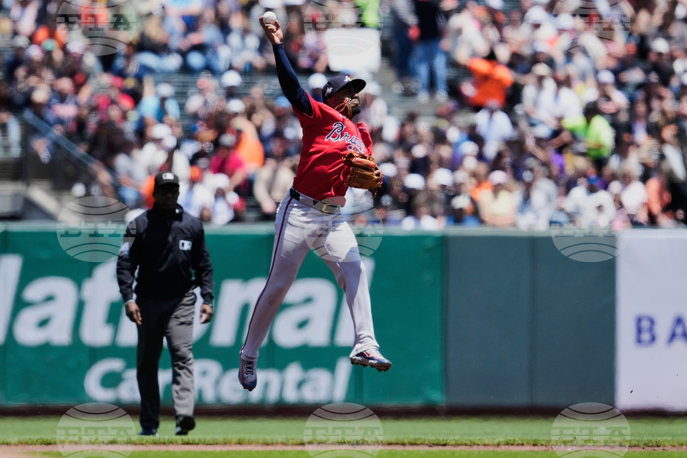 APTOPIX Braves Giants Baseball