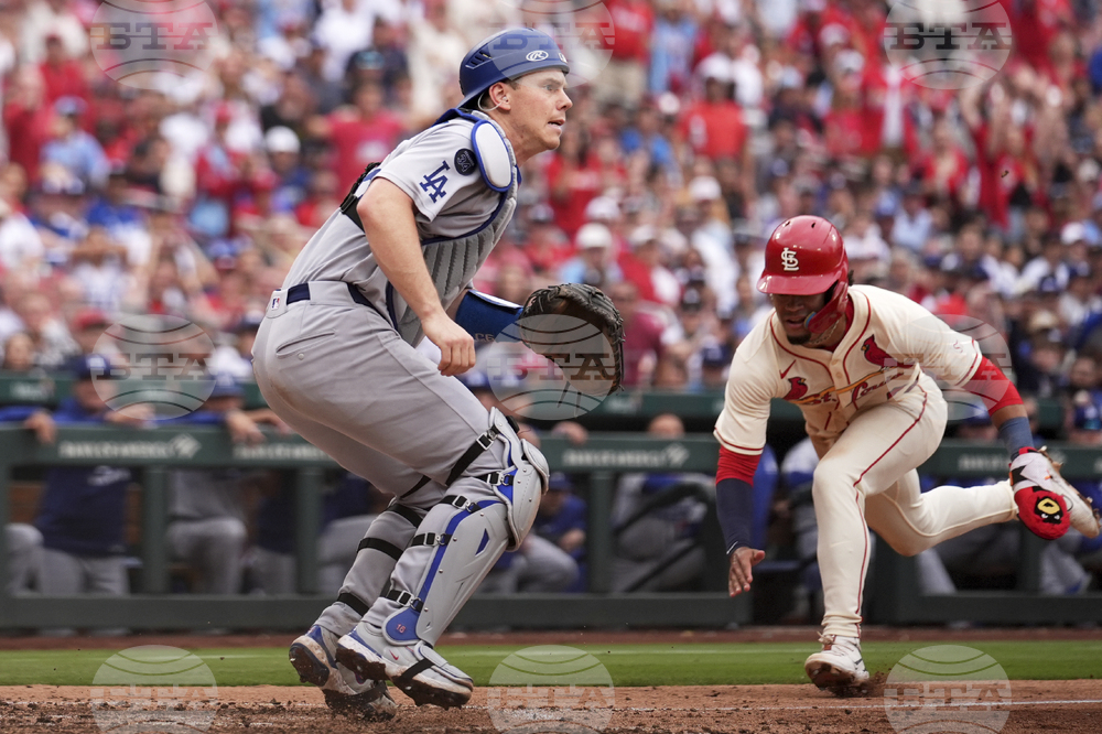 Dodgers Cardinals Baseball