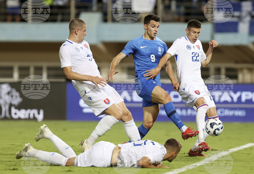 Greece Slovakia Soccer