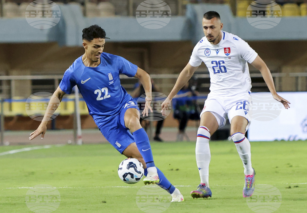 Greece Slovakia Soccer