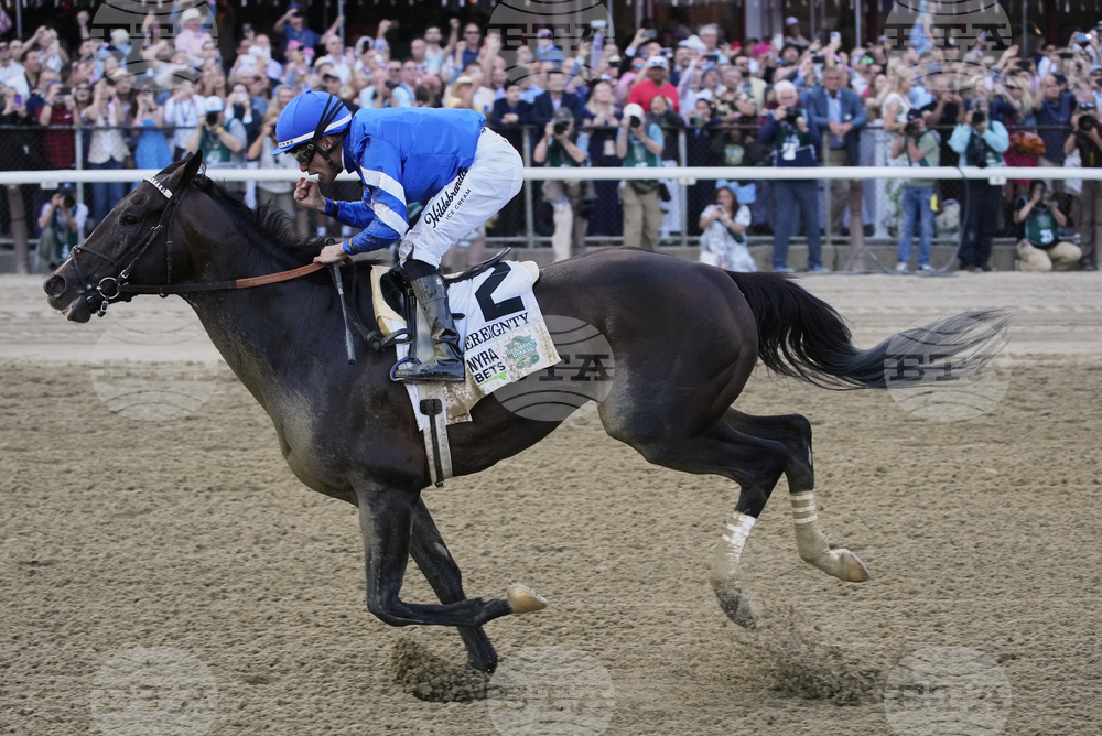 APTOPIX Belmont Stakes Horse Racing