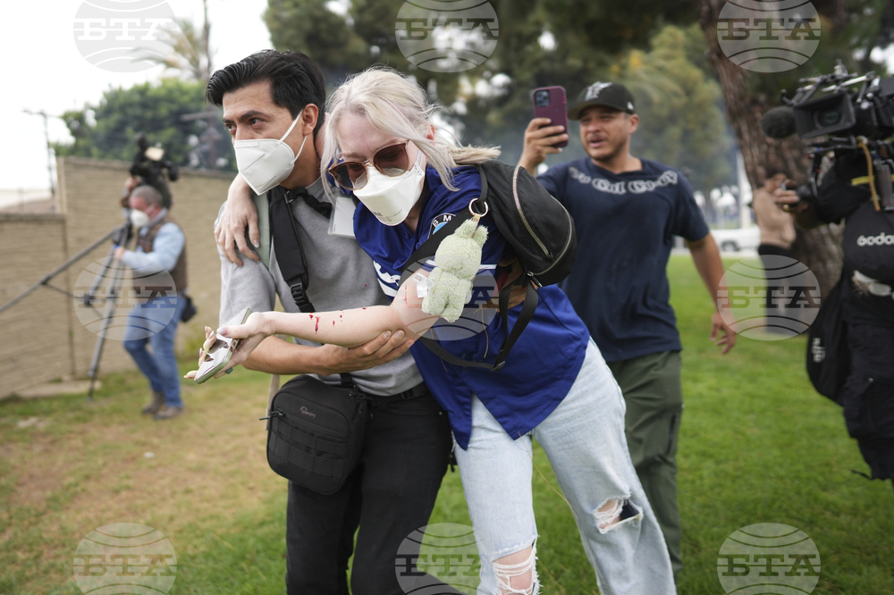 APTOPIX Immigration Raids Los Angeles