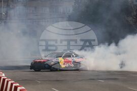 Автомобилно събитие Red Bull Showrun Sofia - тренировка