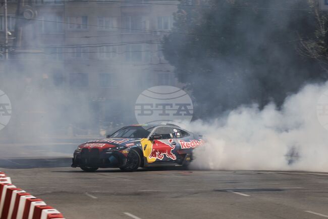 Автомобилно събитие Red Bull Showrun Sofia - тренировка 