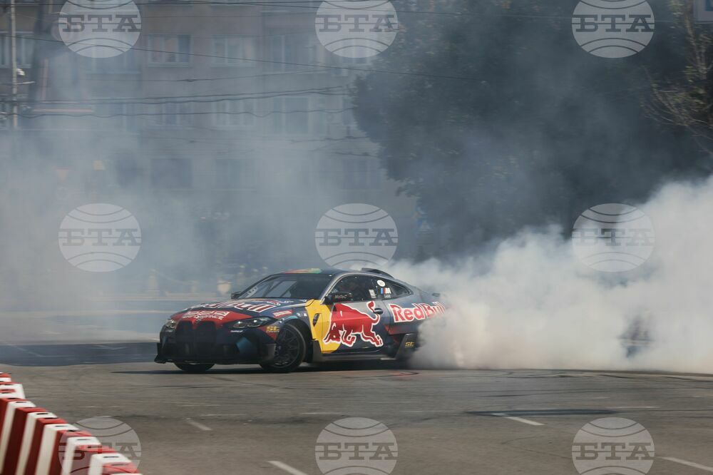 Автомобилно събитие Red Bull Showrun Sofia - тренировка