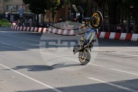 Автомобилно събитие Red Bull Showrun Sofia - тренировка