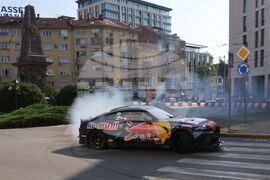Автомобилно събитие Red Bull Showrun Sofia - тренировка