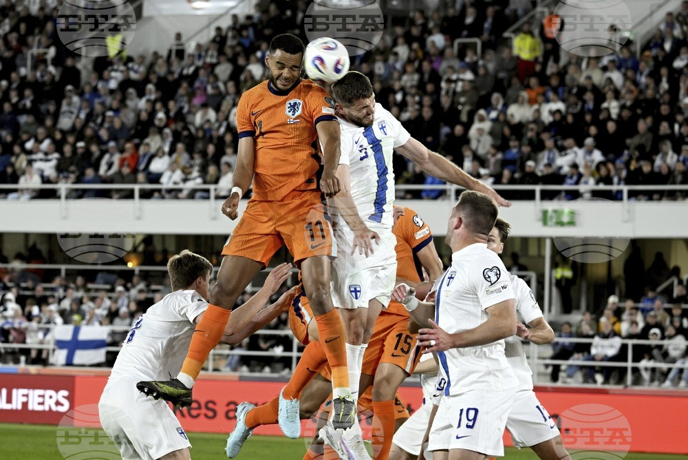 CORRECTION Finland Netherlands WCup Soccer