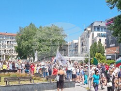 Варна - протестно шествие - евро