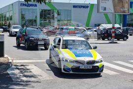 Ямбол - протестен автопоход срещу приемането на еврото