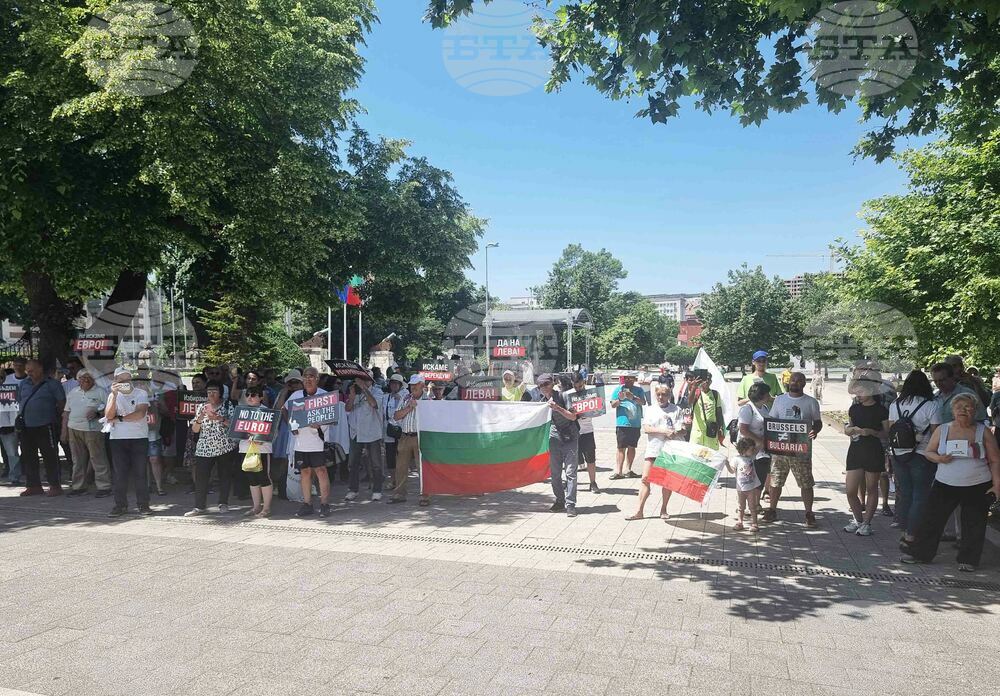 Плевен - протест - приемане на еврото