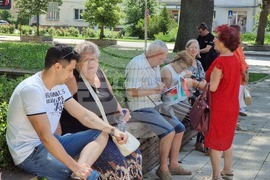 Перник - протест против приемането на еврото